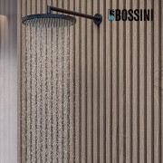 Ensemble pomme de tête et bras de douche 280mm noir mat Apice - Bossini H70430I073