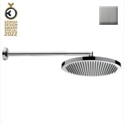 Ensemble pomme de tête et bras de douche 280mm nickel brossé Apice - Bossini H70430I094