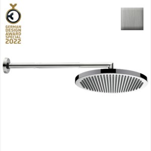 Ensemble pomme de tête et bras de douche 280mm nickel brossé Apice - Bossini H70430I094