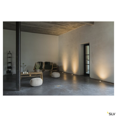 Encastré sol extérieur rond 230V DASAR EXACT 116 QPAR51 GU10 inox 316 - SLV 228430