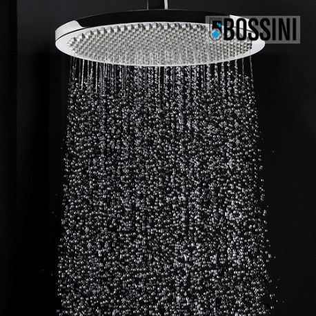 Ensemble pomme de tête douche 280mm bras vertical chromé Apice - Bossini H31430D030