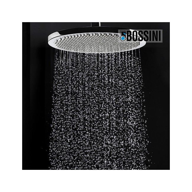 Ensemble pomme de tête douche 280mm bras vertical chromé Apice - Bossini H31430D030