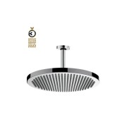 Ensemble pomme de tête douche 280mm bras vertical chromé Apice - Bossini H31430D030