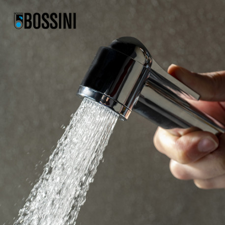 Ensemble douchette à bouton pour WC chromé Apice - Bossini C98042B030