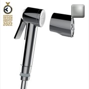 Ensemble douchette à bouton pour WC nickel brossé Apice - Bossini C98042B094