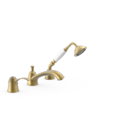 Mitigeur bain pour rebord de baignoire Laiton Vieilli Mat - TRES 24214501LM