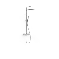 Colonne de douche thermostatique 2 voies Chrome - TRES 19039318