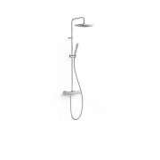 Colonne de douche thermostatique 2 voies Chrome - TRES 19039318