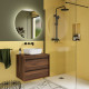 Meuble salle de bains 70cm 2 tiroirs Noyer Maya ATTILA - SALGAR 104953