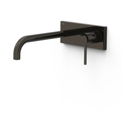 Façade mitigeur lavabo Noir Métallisé - TRES 26230032KM
