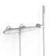 Ensemble douche bain-douche thermostatique Blanc mat - TRES 19017439BM
