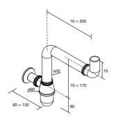 Siphon Reduit Conex - SALGAR 103976