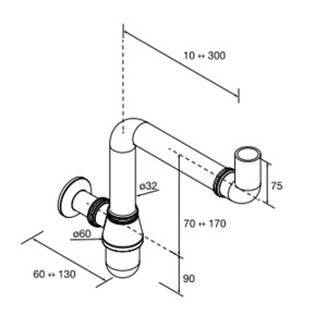Siphon Reduit Conex - SALGAR 103976