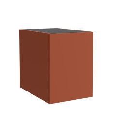 Coquette ALLIANCE 300 réversible 1 porte avec système push TERRACOTA - SALGAR 103161