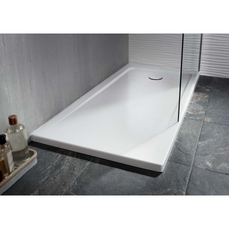 Receveur extra plat à poser1800 x 80 Neo Daiquiri Blanc - ROCA A276167000