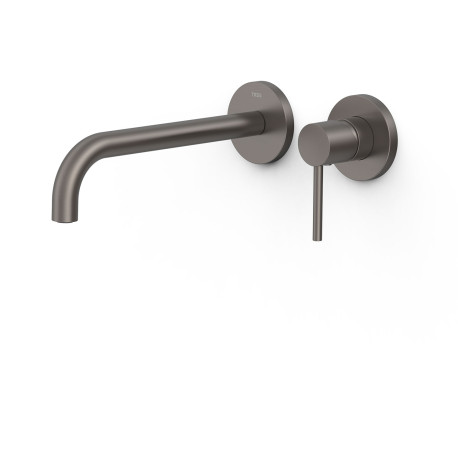 Mitigeur lavabo encastré bec 237 mm Graphite - TRES 26230022GR