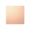 Douche de tête encastrée 2 types de jet 500 x 500 mm Or Rose Mat 24K - TRES 134951OPM