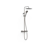Ensemble douche robinet thermostatique 2 voies Over‑wall  Graphite - TRES 19039314GR 