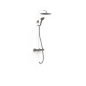 Ensemble douche robinet thermostatique 2 voies Over‑wall Graphite - TRES 19039314GR 
