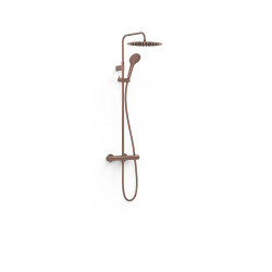 Ensemble douche robinet thermostatique 2 voies Over‑wall Volcanic - TRES 19039314VO 