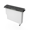 Réservoir pour robinetterie de rebord de baignoire BLACKMAT (noir mat) - TRES 20024501NM 