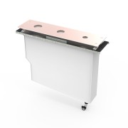 Réservoir pour robinetterie de rebord de baignoire Or Rose 24K - TRES 20024501OP 