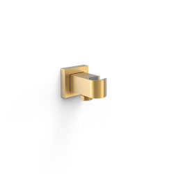 Support fixe avec arrivée d’eau pour douchette Or Mat 24K - TRES 20218221OM 