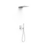Kit douche mitigeur encastré à 3 voies Rapid‑box Chromé - TRES 20227301