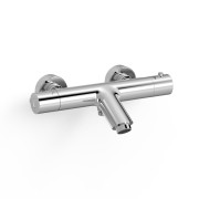 Mitigeur bain-douche thermostatique mural Chromé - TRES 21617401 