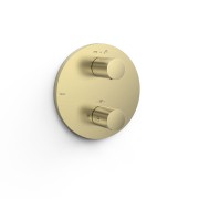 Mitigeur pour boîtier encastré Therm‑box 2 voies Cava Doré  - TRES 26225001CA 