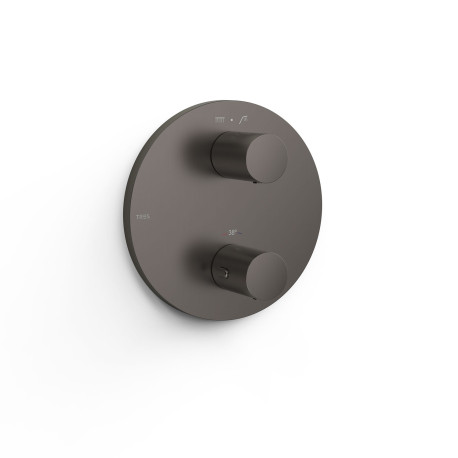 Mitigeur pour boîtier encastré Therm‑box 2 voies Graphite - TRES 26225001GR 
