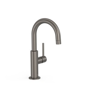 Mitigeur avec manette latérale pour lavabo Graphite - TRES 26290403GR 