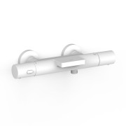 Mitigeur bain-douche thermostatique mural Over‑wall WHITEMAT (blanc mat) - TRES 19017412BM