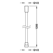Flexible satin 1.20 m Or Rose Mat 24K - TRES 913460912OPM
