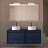 Meuble salle de bains 140cm 4 tiroirs Blue Satin ATTILA - SALGAR 104982