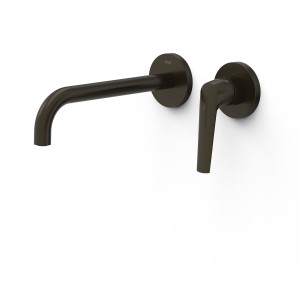 Mitigeur lavabo encastré bec 237 mm Noir Bronze - TRES 28130022KMB