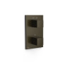 Mitigeur pour boîtier encastré Therm‑box 2 voies Noir Bronze - TRES 00625001KMB