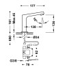 Robinet lavabo électronique à 1 eau Chromé - TRES 39210317