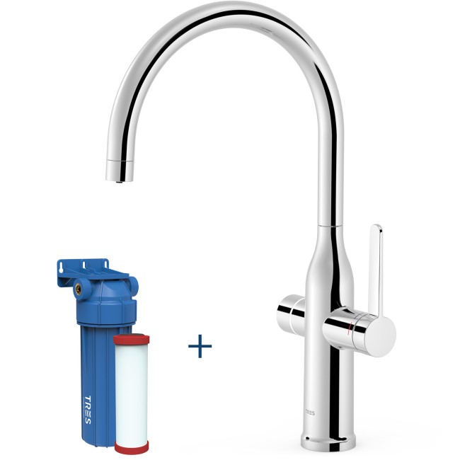 Mitigeur cuisine 2 voies Chromé - TRES 23045301