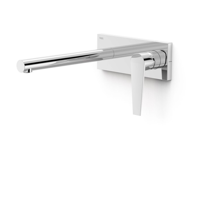 Façade mitigeur lavabo Chrome - TRES 20530032