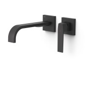 Façade mitigeur lavabo Noir mat - TRES 20230024NM