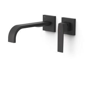 Façade mitigeur lavabo Noir mat - TRES 20230024NM