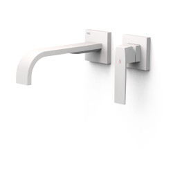 Façade mitigeur lavabo Blanc mat - TRES 20230024BM