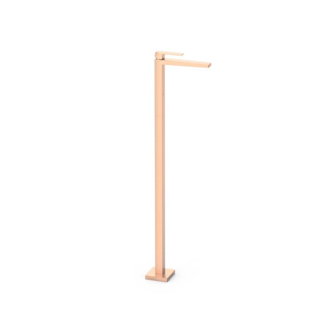 Mitigeur sur pied pour lavabo Or Rose Mat 24K - TRES 20285301OPM