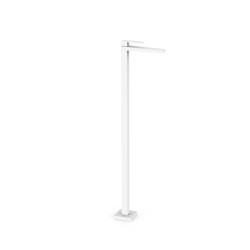 Mitigeur sur pied pour lavabo WHITEMAT (blanc mat) - TRES 20285301BM
