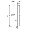 Barre coulissante pour douche Noir Bronze - TRES 03463701KMB