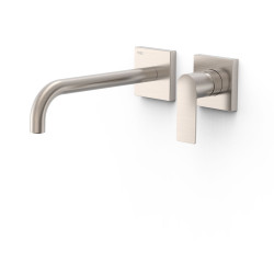 Façade mitigeur lavabo Acier - TRES 20030022AC