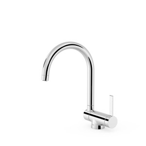 Mitigeur cuisine à bec rabattable Chromé - TRES 23033502