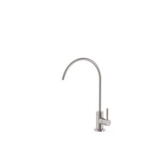 Robinet de cuisine à une voie pour eau filtrée Acier - TRES 23050302