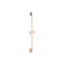 Barre coulissante pour douche Or Rose Mat 24K - TRES 03493299OPM
